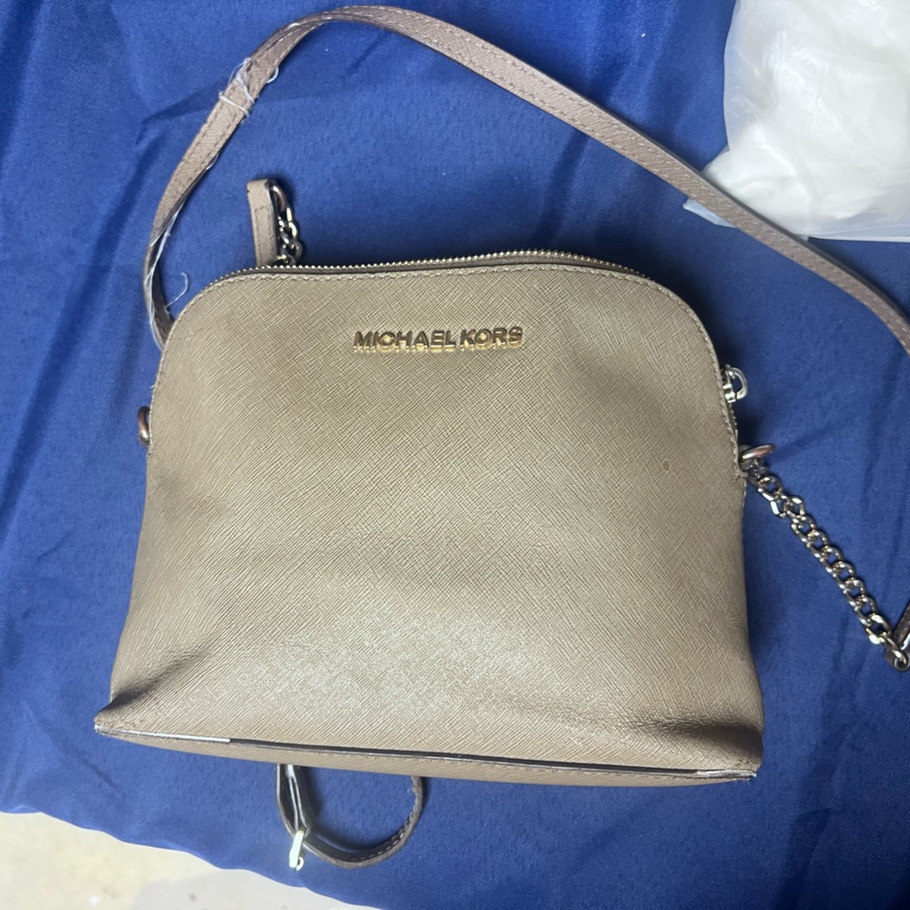 Michael Kors Beige Crossbody Bag USED PURSE